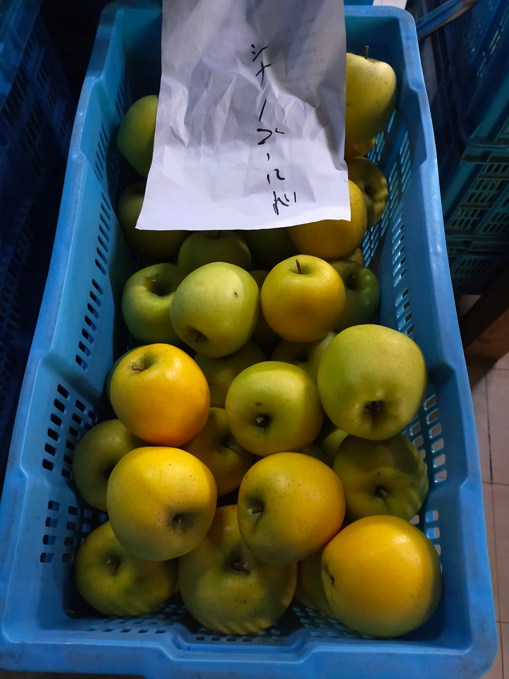 青森県産りんご シナノゴールド 甘味が強めで酸味は少なく香りのよいりんごです 訳あり 1箱約3㎏（約10個～変動あり）佐川急便発送【6014】