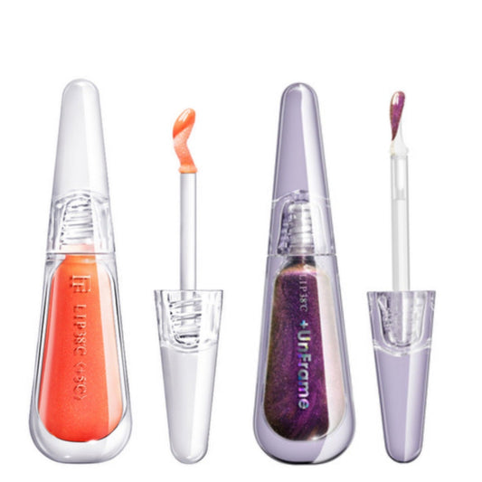 【数量限定】フローフシ LIP38℃ リップトリートメント +5℃ コーラルオレンジ / +UnFrame＜ホログラフィック＞ Shadow