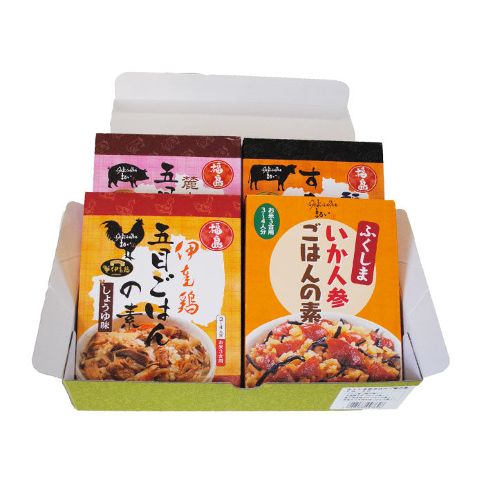 ふくしま 炊き込み ご飯の素ギフト　福島土産　グルメ　福島郷土料理