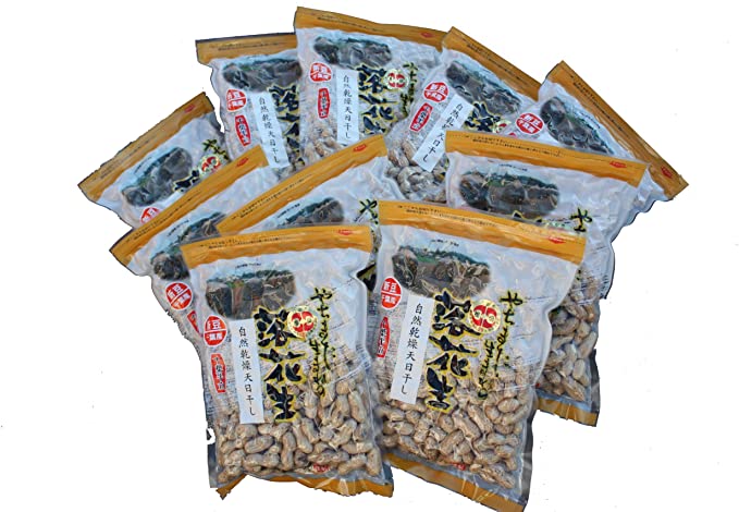 天日干し煎ざや400g×10個セット(千葉半立） 千葉県産八街落花生