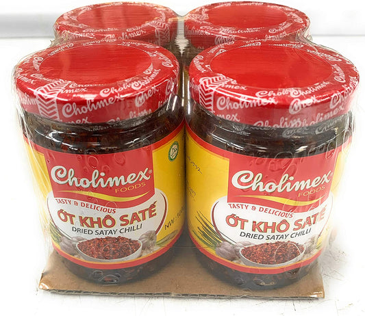 チョリメックス ドライサテチリ シーズニングペースト 100g 4瓶 Cholimex Ot Kho Sate 100g 4 hu