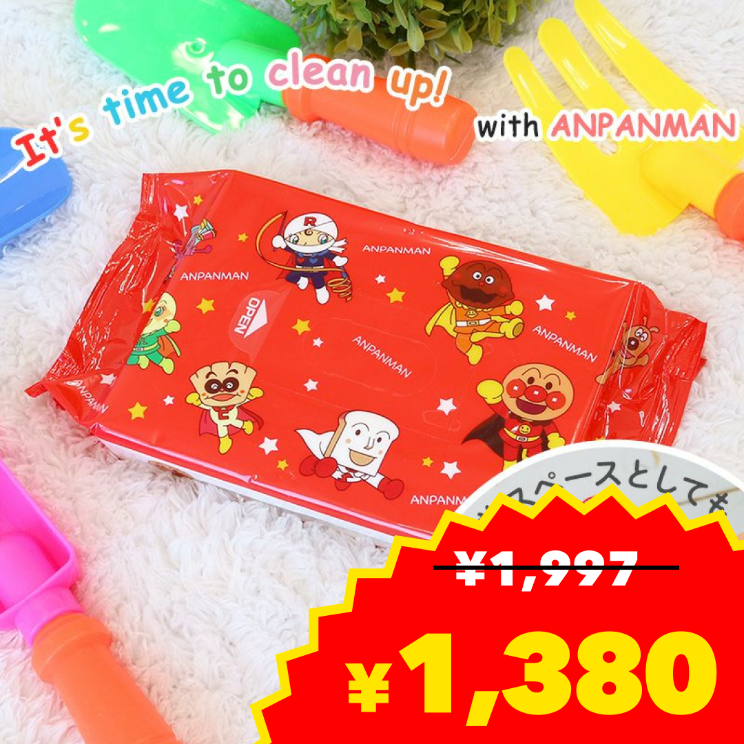 アンパンマン ノンアルコール 除菌シート 56枚×12【ベビーキッズセール】