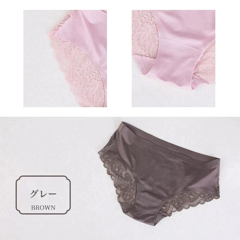 Lサイズ【夏用レースショーツ・１点（2枚セット）＋開店記念SALE　１点（2枚セット）プレゼント＝合計４枚】【国内発送・追跡あり 最短１日届く】レディース　レースショーツ　カラー豊富　　滑らか　伸縮性 　バックレース　下着　花柄　響きにくい　美尻　上品　大人魅力