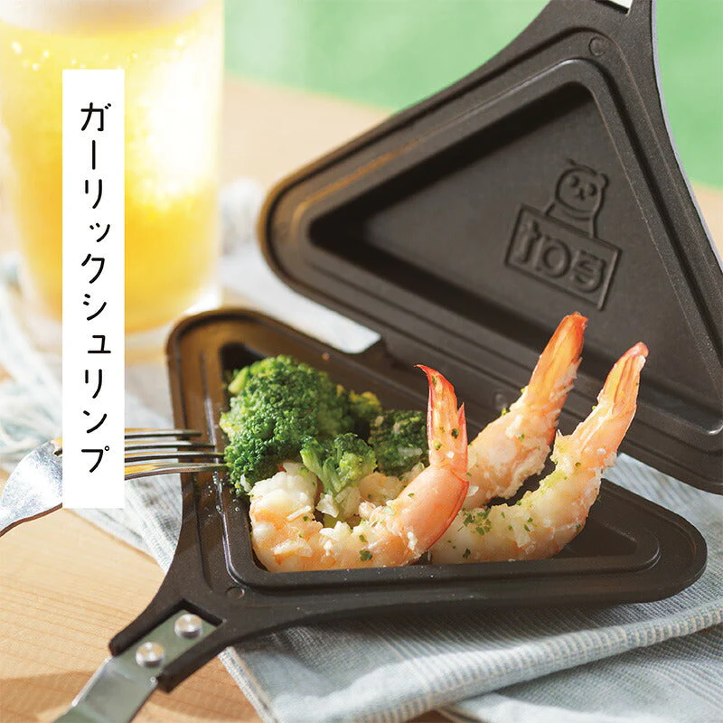 ごきげんホットサンド倶楽部 ホットサンド ホットサンドメーカー クラブサンド  焼きおにぎり 目玉焼きオムレツ キャンプ アウトドア BBQ コンパクト かわいい 可愛い プレゼント