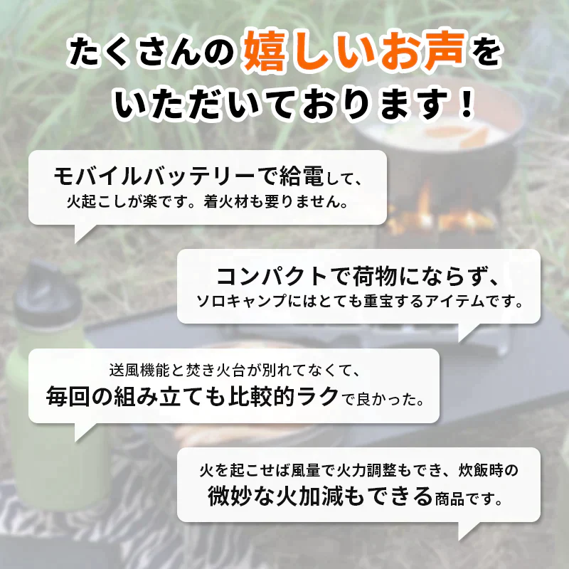 焚き火台 火起こし ファン付 時短 着火 火起こし器 コンロ 防風板 コンパクト 簡単 便利 五徳 収納ケース 軽量 折り畳み式 アウトドア レジャー バーベキュー キャンプ ソロキャンプ ブースターファイアー RLC-BSF52 RELICIA TOHO