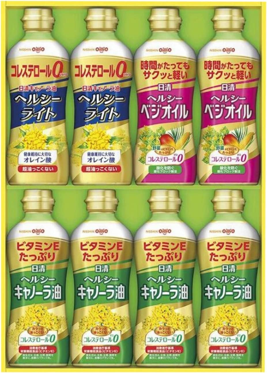 【送料無料】【油ギフト】 日清 ヘルシーバラエティオイルギフト OP-40NT 1セット【熨斗・ご贈答品の対応可】【メーカー包装紙使用】お歳暮 おせいぼ 贈り物 ギフト 2022