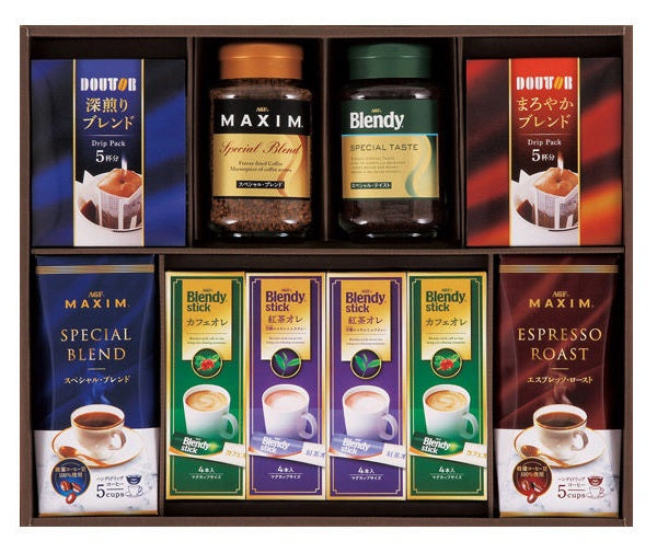2/18は全品P2倍 【送料無料】マキシム&ドトールコーヒーギフト KNR-50C 1セット【コーヒーギフト】【・熨斗・ご贈答品の対応致します】【ドトールドリップパック各種賞味期限2021.2ブレンディスティック 2021.03その他商品は賞味期限長いです】