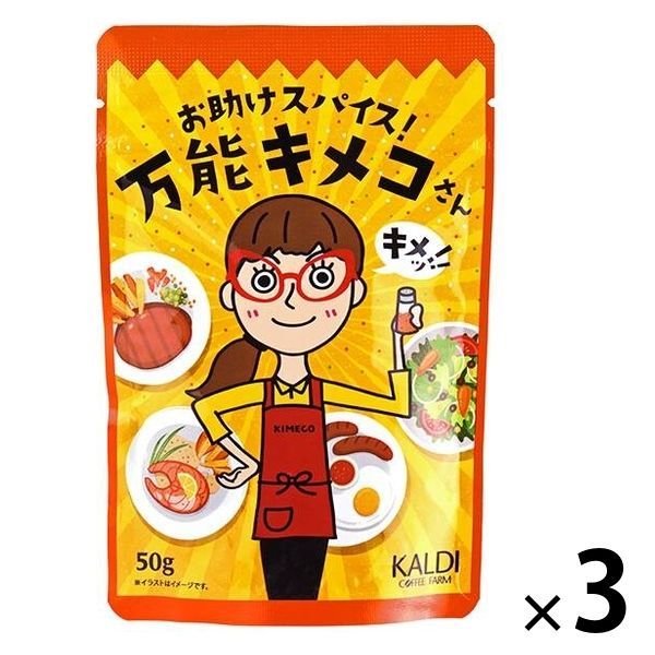 【たっぷり3袋+おまけ付き！】お助けスパイス 万能キメコさん 50g