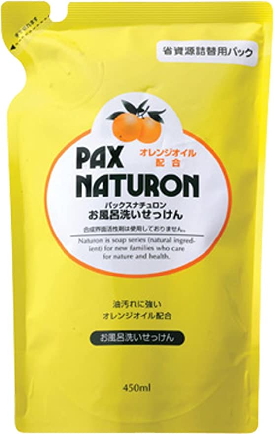 【おまけ付き！】詰替用パックスナチュロンお風呂洗い石けん 450ml