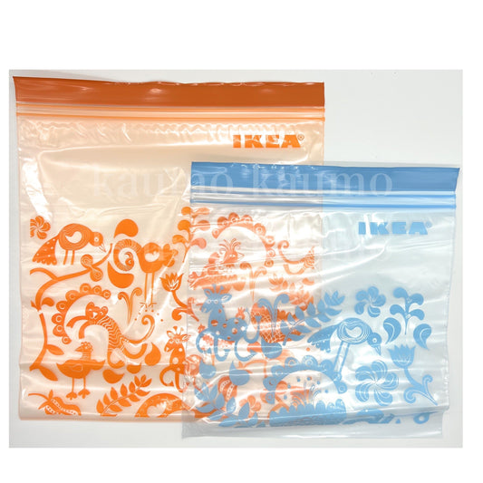 KLARBULT 袋 50枚入り プラスチック袋 フリーザーバッグ 透明袋 (袋OR50)保存袋 小分け キッチン 洗面 食品 お菓子 ギフトにも 704.850.08