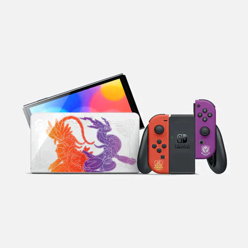 【新品/送料無料～】任天堂 Nintendo Switch（有機ELモデル） スカーレット・バイオレットエディション HEG-S-KEAAA 4902370550412