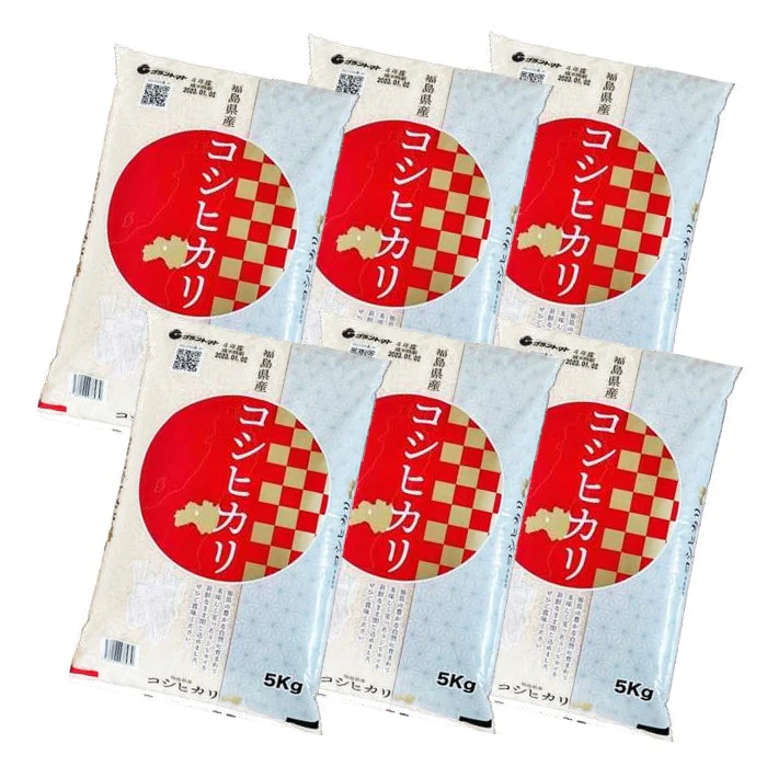 福島県産コシヒカリ 白米30k(5㎏×6袋)