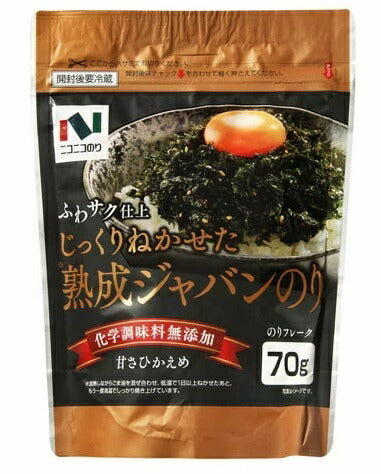 【送料無料】ニコニコのり 熟成ジャバンのり 70g×30袋