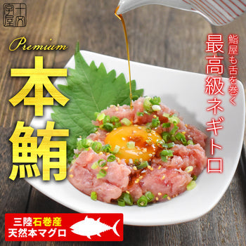 【先着30購入限定】天然本鮪のネギトロ ザプレミアム 100g×5 宮城県石巻漁港水揚げ