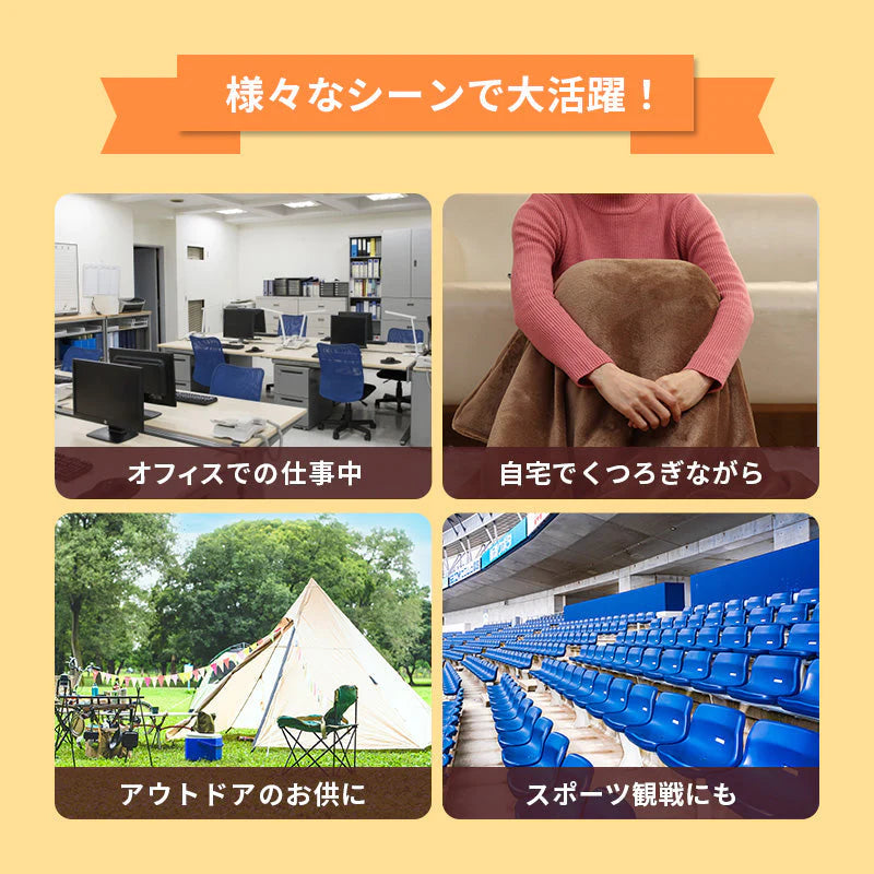 TOHO 2WAY 電気毛布 電気ブランケット 110x70cm 洗える USB 畳んでクッション広げてブランケット USB 洗える ひざ掛け フランネル RLC-CHB01 RELICIA