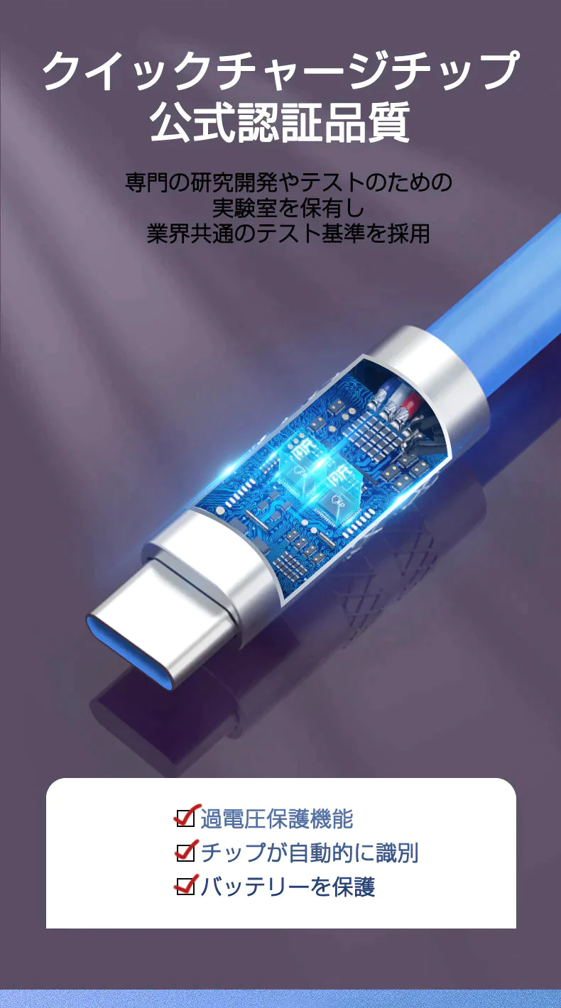 カウシェ特別価格 ブルー ライトニングケーブル 5倍強度 内蔵銅線 充電ケーブル 合金　充電規格 1.5m 日本ブランド