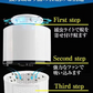 最新機種 USB蚊取り器・捕虫器 ブラック LEDで蚊を誘き寄せて完全駆除 ☆赤ちゃんやペットにも安心で嬉しい 送料無料