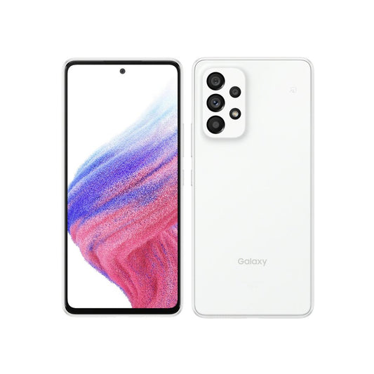 [新品] au Galaxy A53 5G SCG15 オーサムホワイト SIMロック解除済SIMフリー4941787101770