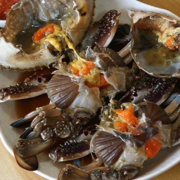 北海道産　内子入り　ワタリガニ　1㎏ Amazon | 北海道渡島産 ワタリガニ メス 内子入り 1
