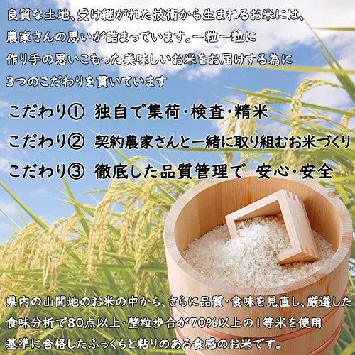 令和４年産 新潟県産コシヒカリ １０ｋｇ(5kgx2) 1等米使用 出荷日前1週間以内の精米日の白米です