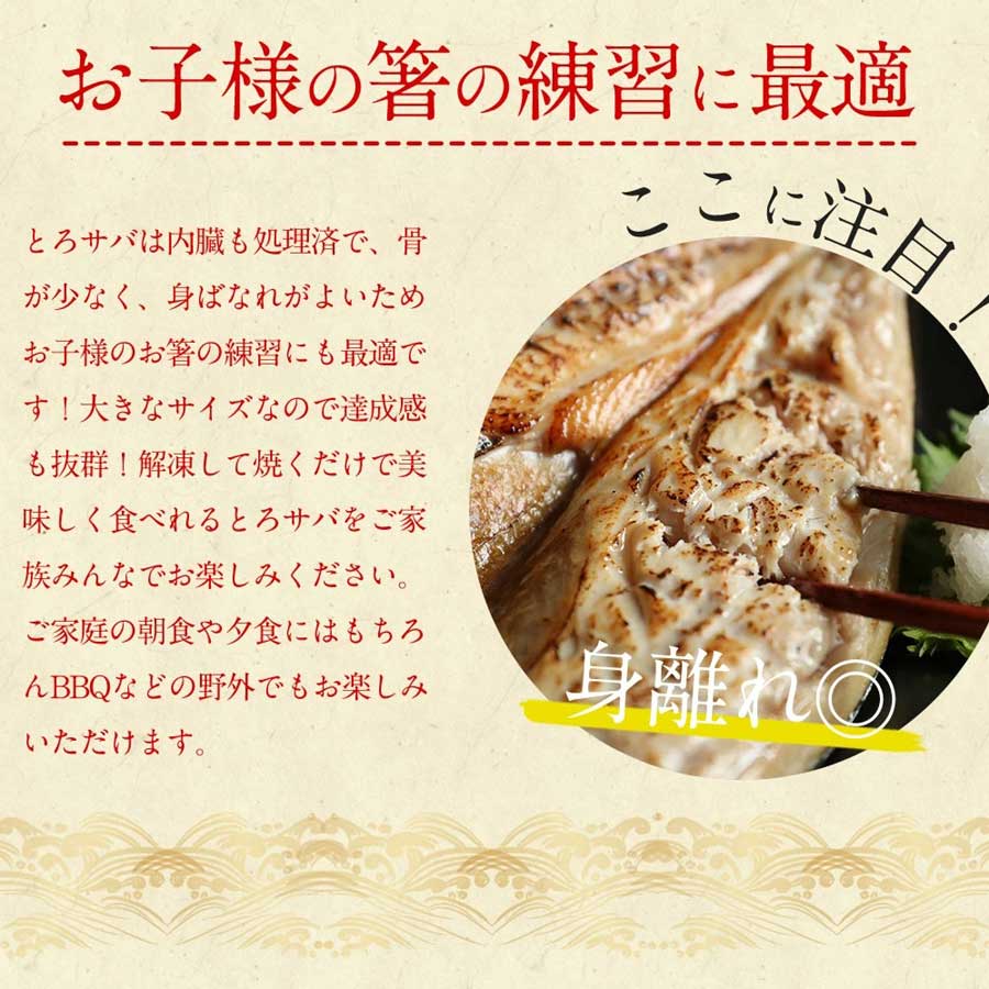 さば 開き 頭付 背開き 900g 450g×2枚 EPA DHA 豊富 青魚