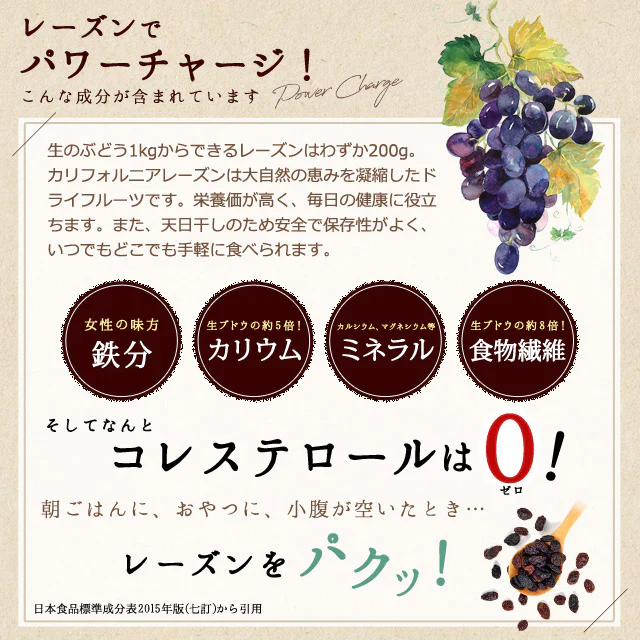 【ゲリラセール】700g カリフォルニアレーズン ノンオイル
