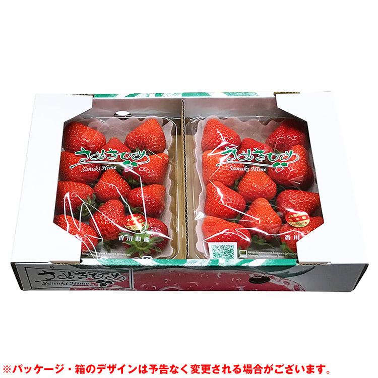 【※使わない方】さぬきひめ いちご 2パック 合計約520g 香川県産