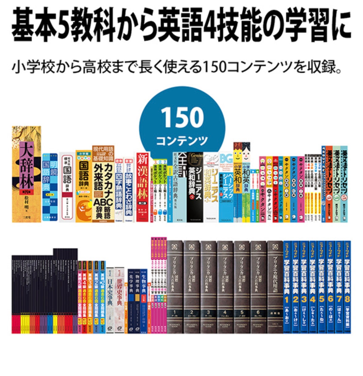 SHARP (シャープ)[PW-J2-W] カラー電子辞書 Brain(ブレーン) 中学生モデル 150コンテンツ ホワイト系