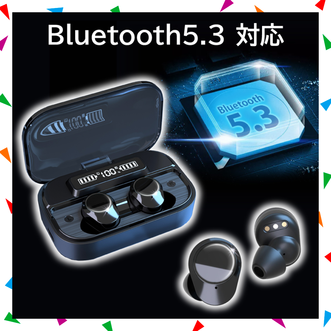 【30人シェア買い企画】ワイヤレスイヤホン bluetooth イヤホン iphone 完全 ブルートゥース イヤホン Bluetooth5.3 イヤホン iphone13 iphone13 mini iphone13 pro iphone13 pro max iPhoneSE3 SE3 第3世代 自動ペアリング IPX7防水 両耳 片耳 通話