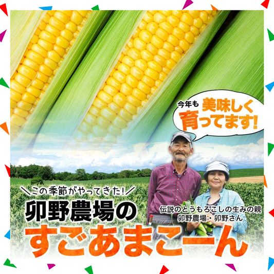 【100人シェア買い企画】とうもろこし 卯野農場 すごあまこーん 6本入り【3L~Lサイズ / 約1.8kg-2.4kg前後】コーン トウモロコシ 朝採り スイートコーン