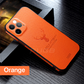 カメラを守る！iPhone専用の耐久性に優れたスタイリッシュなスマホケース！「GeeCase Zero」 【撥水／防汚／指紋付着防止／カメラ保護】【オレンジ / iPhone13】