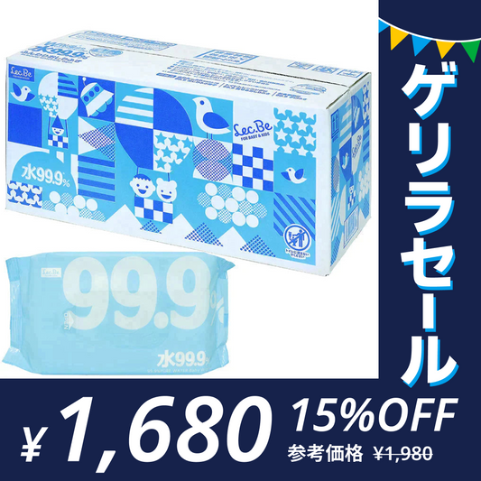【販売停止】純水99.9％ ベビー用 ふんわり おしりふき 80枚×20個 (1,600枚)【限りなく水に近く肌にやさしい】日本製【最安値に挑戦】【ゲリラセール】