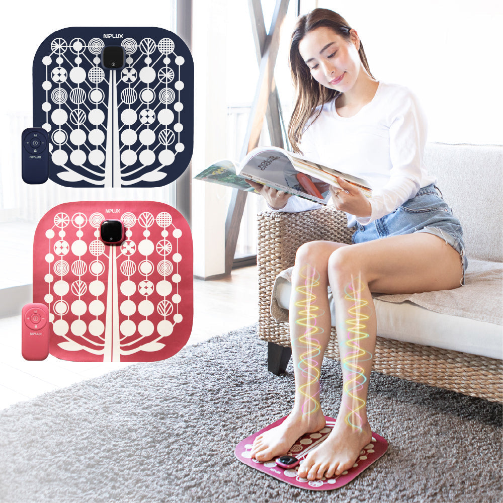 NIPLUX LEG RELAX（RED)　emsフットマット フットスリム 美脚 足痩せ