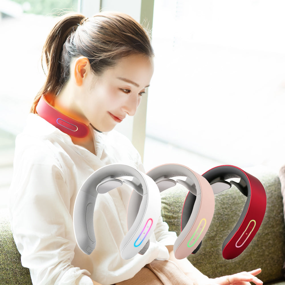 NECK RELAX（ホワイト）健康 首 温熱EMS
