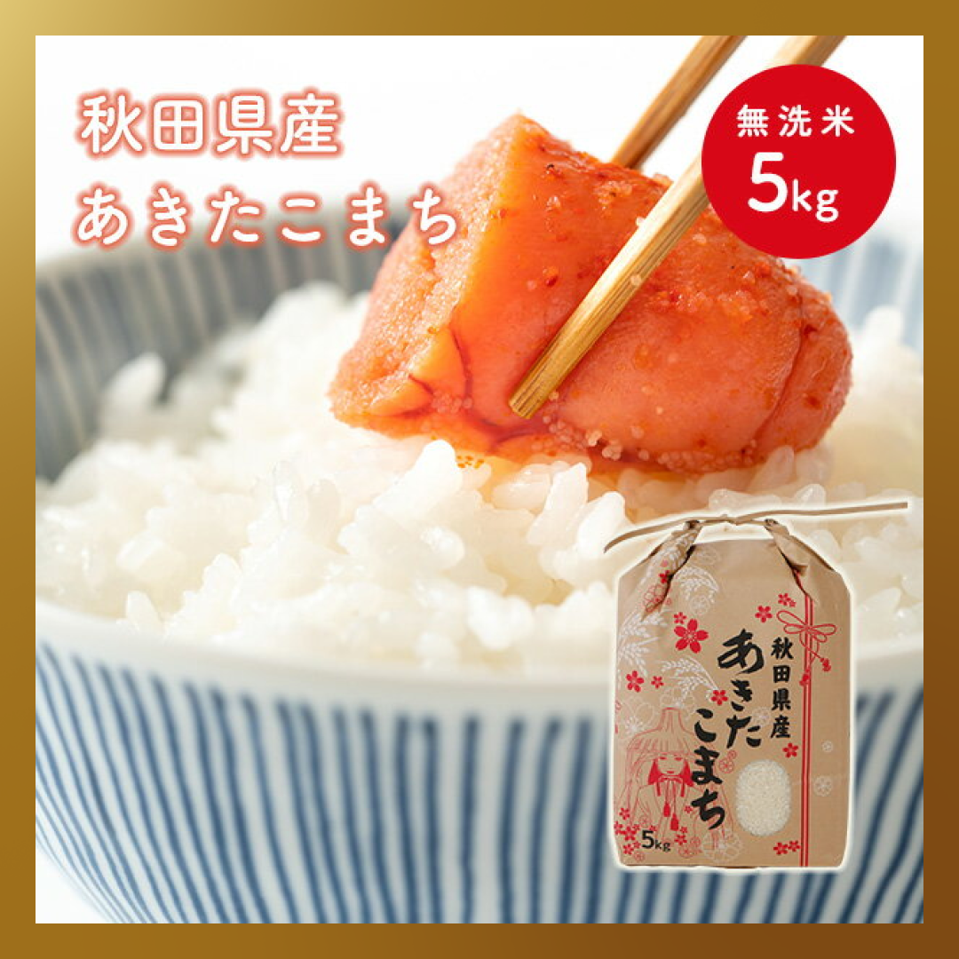 【ご新規さんとシェア買い】【無洗米5ｋｇ】令和4年産　秋田県産　あきたこまち　5ｋｇ　米びつ当番【天鷹唐辛子】プレゼント付き　米　5ｋｇ　無洗米　送料無料