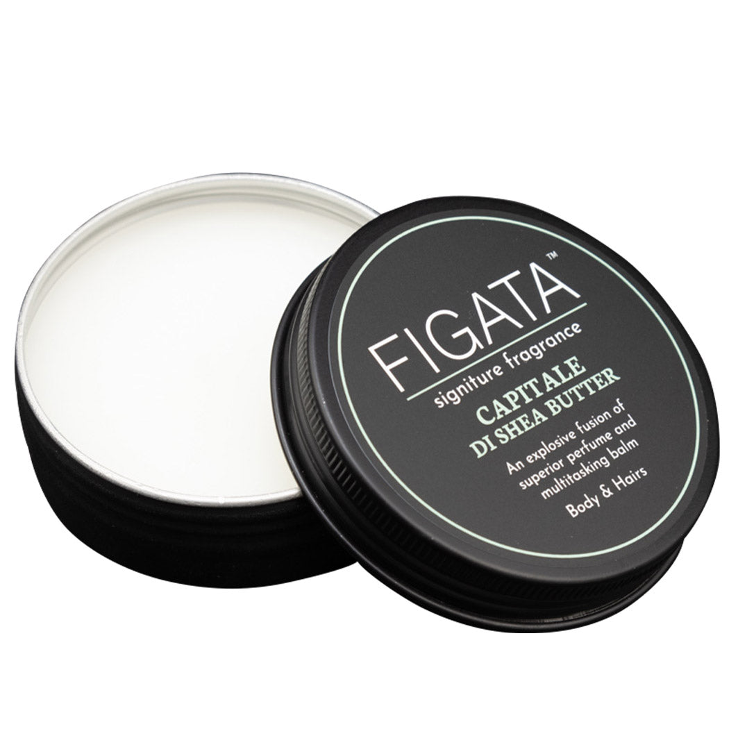 FIGATA 練り香水 キャピタル ディ シアバター 50g バーム 香料(ディプティック オーキャピタル) シアバター カメリアオイル エクトイン マリンバンブー 保湿クリーム ヘアワックス ハンドクリーム リップクリーム メンズ