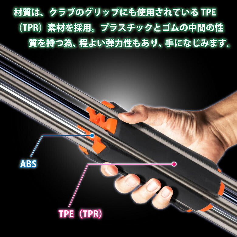 【ブルー×グレー】ゴルフクラブホルダー ゴルフ クラブブラケット キャリーケース 携帯用 クラブキャリー キャリーホルダー 固定クリップ ティー収納 6本収納 TPE TPR 父の日 プレゼント