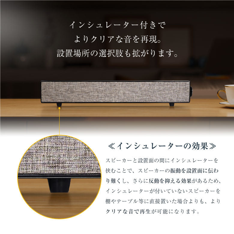 【ブラック】Bluetooth スピーカー ワイヤレススピーカー Bluetooth5.1 サウンドバー 重低音 レトロ テレビ用 高音質 インテリア ブルートゥース スマホ 手元スピーカー