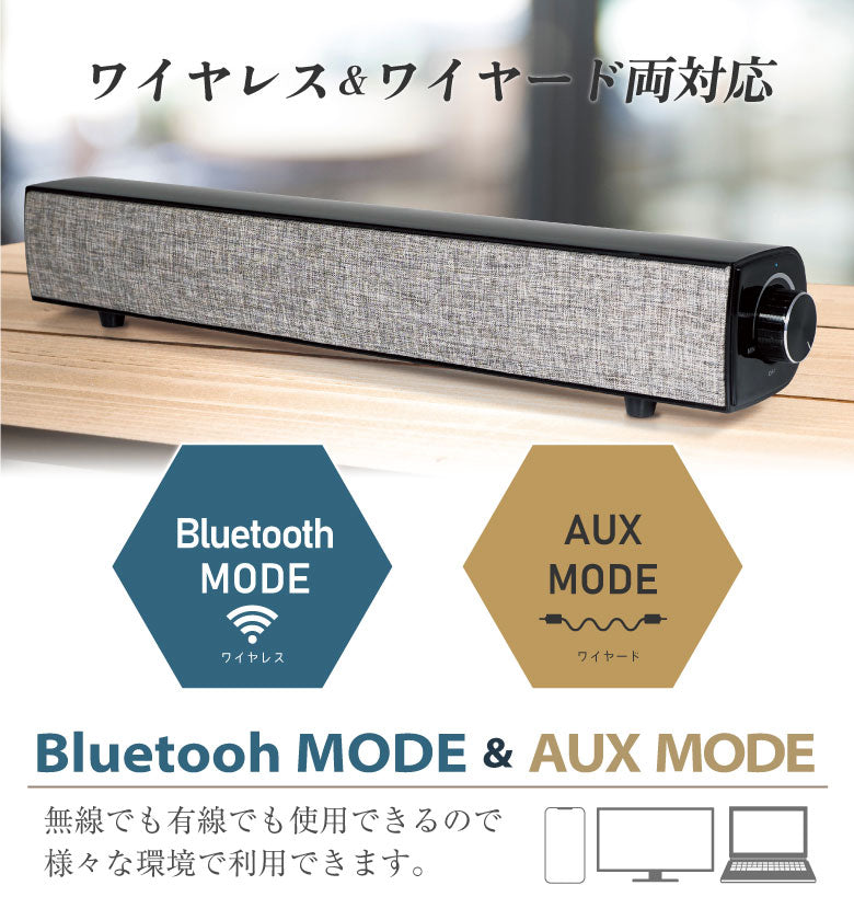 【ブラック】Bluetooth スピーカー ワイヤレススピーカー Bluetooth5.1 サウンドバー 重低音 レトロ テレビ用 高音質 インテリア ブルートゥース スマホ 手元スピーカー