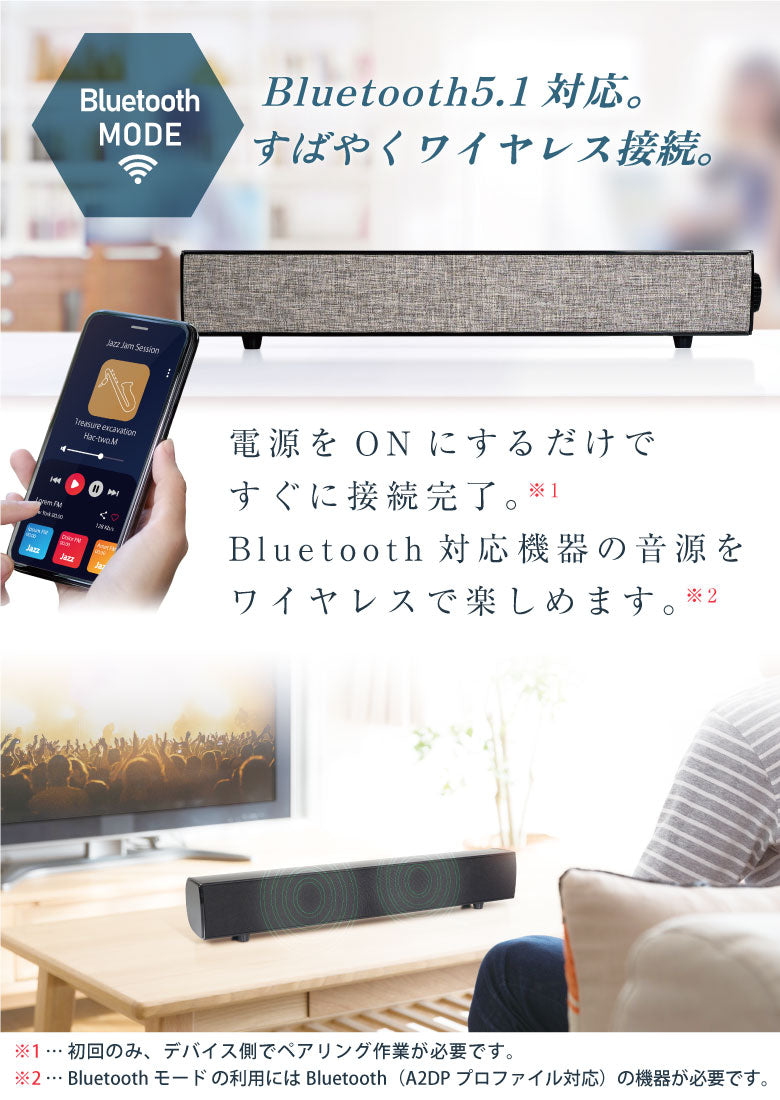 【ブラック】Bluetooth スピーカー ワイヤレススピーカー Bluetooth5.1 サウンドバー 重低音 レトロ テレビ用 高音質 インテリア ブルートゥース スマホ 手元スピーカー