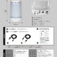 【ホワイト】Bluetooth スピーカー ポータブルスピーカー ワイヤレススピーカー ネオン イルミネーション 小型 360度 LEDライト 2台接続 TWS対応 Bluetooth5.1 高音質 重低音 コンパクト