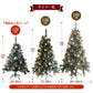 クリスマスツリー 120cm 北欧 オーナメントセット おしゃれ LEDライト100球付き 飾り クリスマスツリーセット 松ぼっくり付き ベツレヘムの星 高級クリスマスツリー