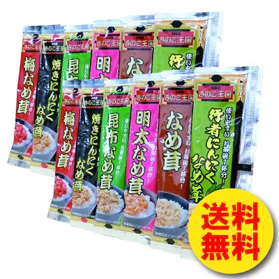 北海道限定 きのこ王国 スティックなめ茸 6本セット【家計お助けSALE】