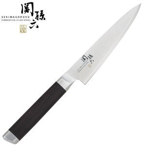 【送料無料】関孫六 ダマスカス ペティーナイフ 120mm AE-5202