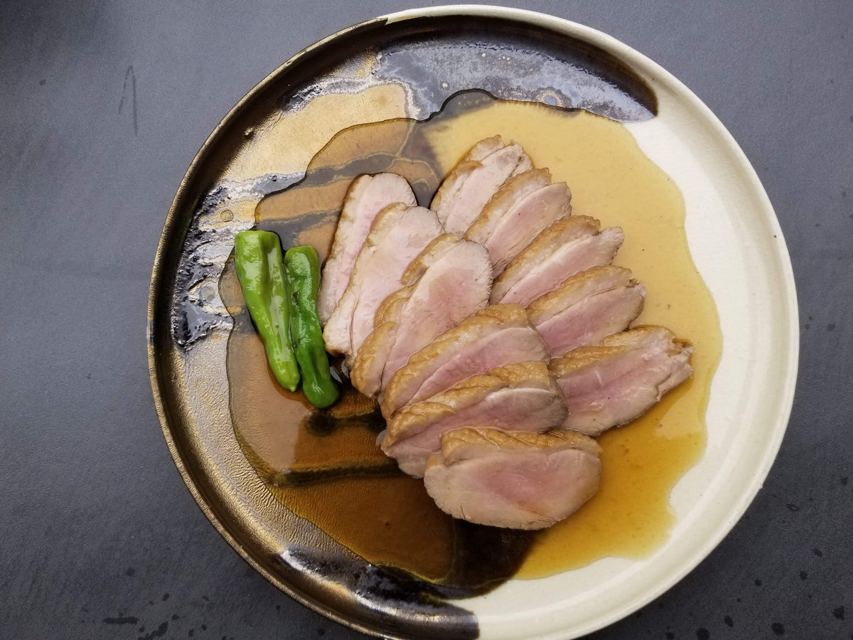 和紅茶かおる鴨の蒸しロース