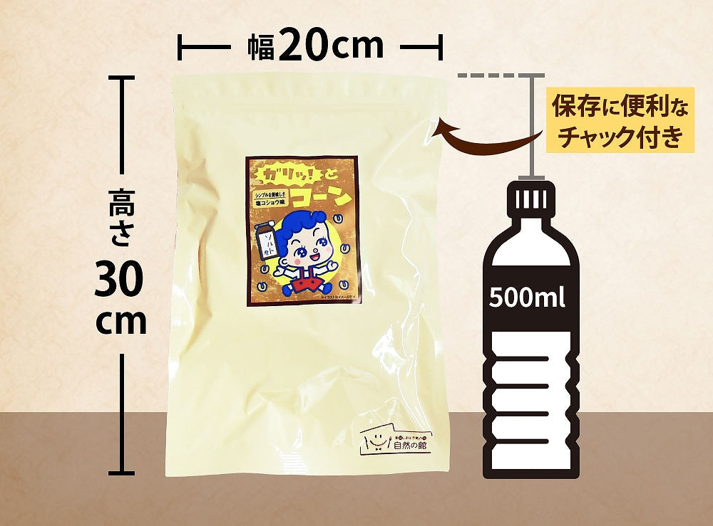 ガリっとコーン4種セット　ジャイアントコーン　塩コショウ味　明太バター味　塩わさび　カレー味