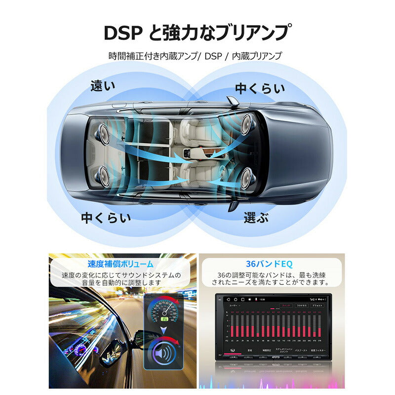 【ATOTO正規品 最新型カーナビ A6G2A7PF 7インチ】atoto a6 2DIN カーステレオ ワイヤレスCarPlay Android Auto ナビゲーション ミラーリンクカーナビゲーション オーディオ Bluetooth タッチスクリーン GPSカープレイ カー用品 carplay ナビ atoto a6 7インチ カーナビ