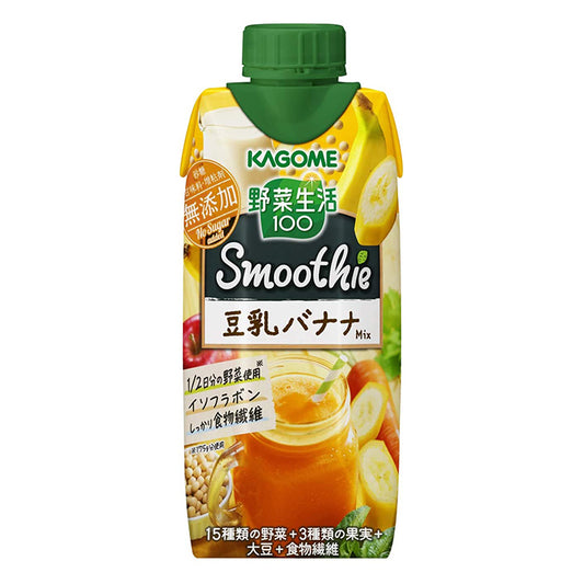 豆乳バナナミックス12本×330ml カゴメ 野菜生活100 Smoothie(スムージー)
