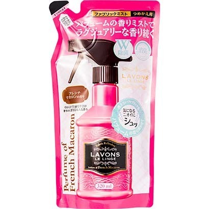 【おまけ付き！】ストーリア ラ・ボン ラボン LAVONS ファブリックミスト フレンチマカロン [詰め替え 320mL]