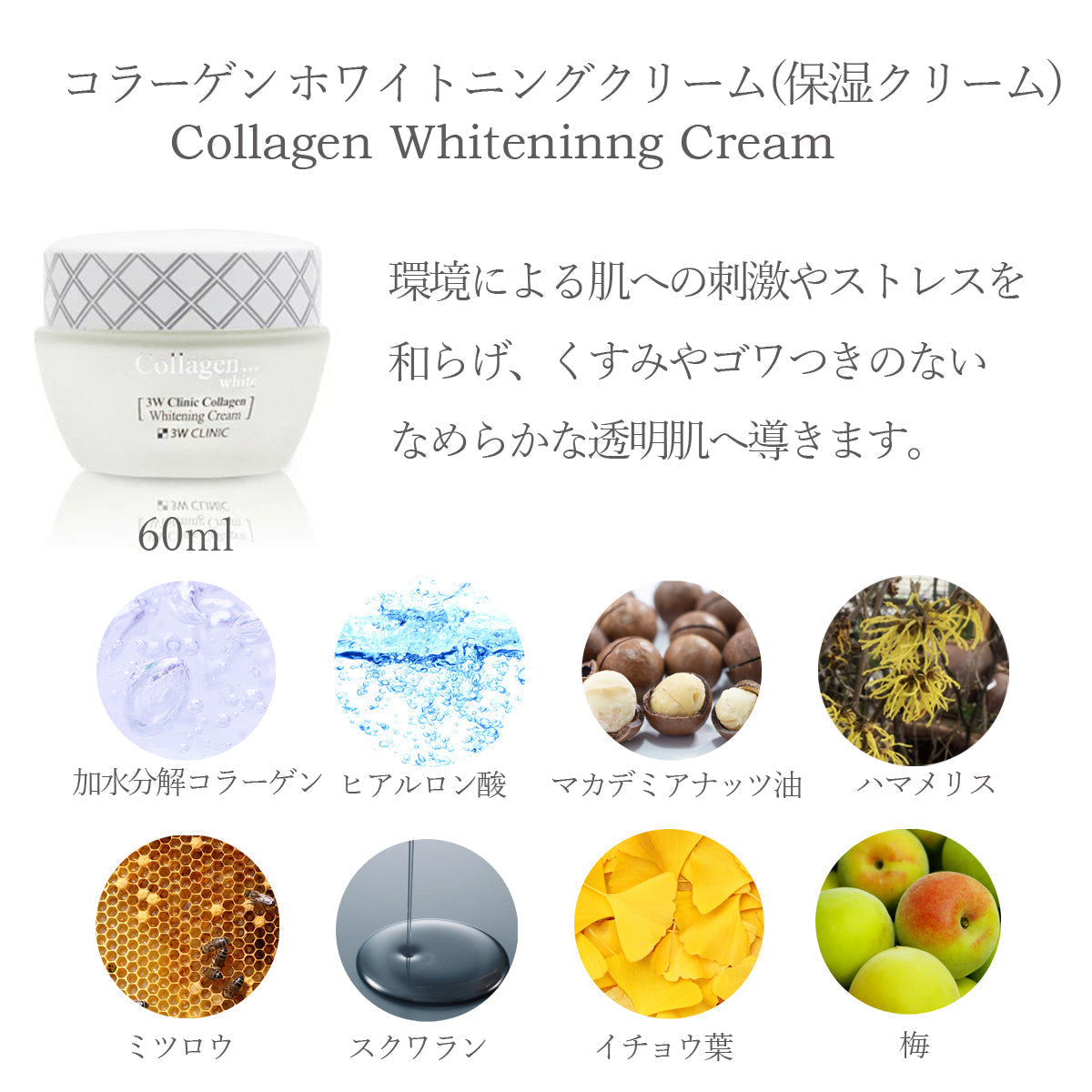 【5人シェア買いでお得】【韓国コスメ】 3W Clinic コラーゲン ホワイト スキンケアセット 5点入り コフレ セット 化粧水 乳液 クリーム 美白 保湿 ハリ SET 3WC クリニック コスメ 化粧品 美容 宅配便 送料無料
